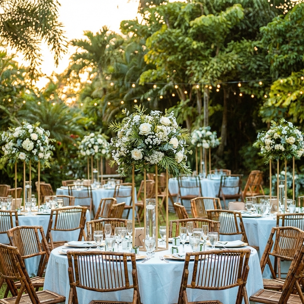 Angelie Garden, Salón Las Poinsettias, lugar de la recepción